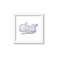 Picture of Purple Whale _GroupedProduct_Square_Mini_ _GroupedProduct_Square_Framed_Matted_