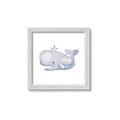 Picture of Purple Whale _GroupedProduct_Square_Mini_ _GroupedProduct_Square_Framed_Matted_