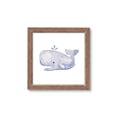 Picture of Purple Whale _GroupedProduct_Square_Mini_ _GroupedProduct_Square_Framed_Matted_