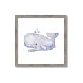 Picture of Purple Whale _GroupedProduct_Square_Mini_ _GroupedProduct_Square_Framed_Matted_