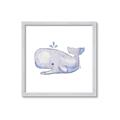 Picture of Purple Whale _GroupedProduct_Square_Mini_ _GroupedProduct_Square_Framed_Matted_
