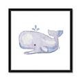 Picture of Purple Whale _GroupedProduct_Square_Mini_ _GroupedProduct_Square_Framed_Matted_