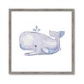 Picture of Purple Whale _GroupedProduct_Square_Mini_ _GroupedProduct_Square_Framed_Matted_