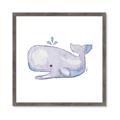 Picture of Purple Whale _GroupedProduct_Square_Mini_ _GroupedProduct_Square_Framed_Matted_