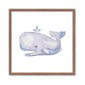 Picture of Purple Whale _GroupedProduct_Square_Mini_ _GroupedProduct_Square_Framed_Matted_
