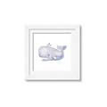 Picture of Purple Whale _GroupedProduct_Square_Mini_ _GroupedProduct_Square_Framed_Matted_