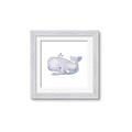 Picture of Purple Whale _GroupedProduct_Square_Mini_ _GroupedProduct_Square_Framed_Matted_
