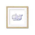 Picture of Purple Whale _GroupedProduct_Square_Mini_ _GroupedProduct_Square_Framed_Matted_