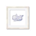 Picture of Purple Whale _GroupedProduct_Square_Mini_ _GroupedProduct_Square_Framed_Matted_