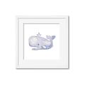 Picture of Purple Whale _GroupedProduct_Square_Mini_ _GroupedProduct_Square_Framed_Matted_