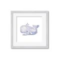 Picture of Purple Whale _GroupedProduct_Square_Mini_ _GroupedProduct_Square_Framed_Matted_