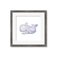 Picture of Purple Whale _GroupedProduct_Square_Mini_ _GroupedProduct_Square_Framed_Matted_