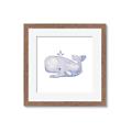 Picture of Purple Whale _GroupedProduct_Square_Mini_ _GroupedProduct_Square_Framed_Matted_