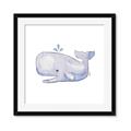 Picture of Purple Whale _GroupedProduct_Square_Mini_ _GroupedProduct_Square_Framed_Matted_