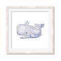 Picture of Purple Whale _GroupedProduct_Square_Mini_ _GroupedProduct_Square_Framed_Matted_