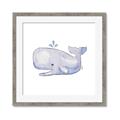 Picture of Purple Whale _GroupedProduct_Square_Mini_ _GroupedProduct_Square_Framed_Matted_