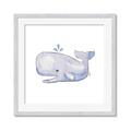 Picture of Purple Whale _GroupedProduct_Square_Mini_ _GroupedProduct_Square_Framed_Matted_