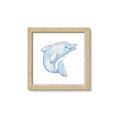 Picture of Blue Dolphin _GroupedProduct_Square_Mini_ _GroupedProduct_Square_Framed_Matted_