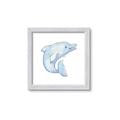 Picture of Blue Dolphin _GroupedProduct_Square_Mini_ _GroupedProduct_Square_Framed_Matted_