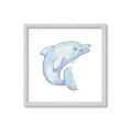 Picture of Blue Dolphin _GroupedProduct_Square_Mini_ _GroupedProduct_Square_Framed_Matted_