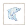 Picture of Blue Dolphin _GroupedProduct_Square_Mini_ _GroupedProduct_Square_Framed_Matted_
