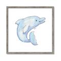 Picture of Blue Dolphin _GroupedProduct_Square_Mini_ _GroupedProduct_Square_Framed_Matted_