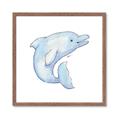 Picture of Blue Dolphin _GroupedProduct_Square_Mini_ _GroupedProduct_Square_Framed_Matted_