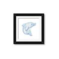 Picture of Blue Dolphin _GroupedProduct_Square_Mini_ _GroupedProduct_Square_Framed_Matted_