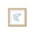 Picture of Blue Dolphin _GroupedProduct_Square_Mini_ _GroupedProduct_Square_Framed_Matted_