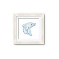 Picture of Blue Dolphin _GroupedProduct_Square_Mini_ _GroupedProduct_Square_Framed_Matted_