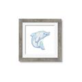 Picture of Blue Dolphin _GroupedProduct_Square_Mini_ _GroupedProduct_Square_Framed_Matted_
