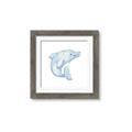 Picture of Blue Dolphin _GroupedProduct_Square_Mini_ _GroupedProduct_Square_Framed_Matted_