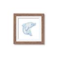 Picture of Blue Dolphin _GroupedProduct_Square_Mini_ _GroupedProduct_Square_Framed_Matted_