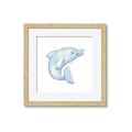Picture of Blue Dolphin _GroupedProduct_Square_Mini_ _GroupedProduct_Square_Framed_Matted_