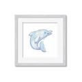 Picture of Blue Dolphin _GroupedProduct_Square_Mini_ _GroupedProduct_Square_Framed_Matted_