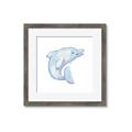 Picture of Blue Dolphin _GroupedProduct_Square_Mini_ _GroupedProduct_Square_Framed_Matted_