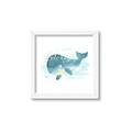 Picture of Baby Blue Whale _GroupedProduct_Square_Mini_ _GroupedProduct_Square_Framed_Matted_