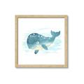 Picture of Baby Blue Whale _GroupedProduct_Square_Mini_ _GroupedProduct_Square_Framed_Matted_