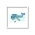 Picture of Baby Blue Whale _GroupedProduct_Square_Mini_ _GroupedProduct_Square_Framed_Matted_