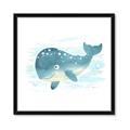 Picture of Baby Blue Whale _GroupedProduct_Square_Mini_ _GroupedProduct_Square_Framed_Matted_