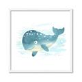 Picture of Baby Blue Whale _GroupedProduct_Square_Mini_ _GroupedProduct_Square_Framed_Matted_