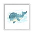 Picture of Baby Blue Whale _GroupedProduct_Square_Mini_ _GroupedProduct_Square_Framed_Matted_