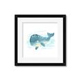 Picture of Baby Blue Whale _GroupedProduct_Square_Mini_ _GroupedProduct_Square_Framed_Matted_