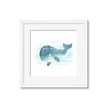 Picture of Baby Blue Whale _GroupedProduct_Square_Mini_ _GroupedProduct_Square_Framed_Matted_