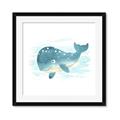 Picture of Baby Blue Whale _GroupedProduct_Square_Mini_ _GroupedProduct_Square_Framed_Matted_
