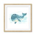 Picture of Baby Blue Whale _GroupedProduct_Square_Mini_ _GroupedProduct_Square_Framed_Matted_