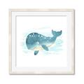 Picture of Baby Blue Whale _GroupedProduct_Square_Mini_ _GroupedProduct_Square_Framed_Matted_