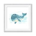 Picture of Baby Blue Whale _GroupedProduct_Square_Mini_ _GroupedProduct_Square_Framed_Matted_