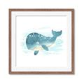 Picture of Baby Blue Whale _GroupedProduct_Square_Mini_ _GroupedProduct_Square_Framed_Matted_