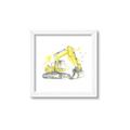 Picture of Construction Trucks I  _GroupedProduct_Square_Mini_ _GroupedProduct_Square_Framed_Matted_